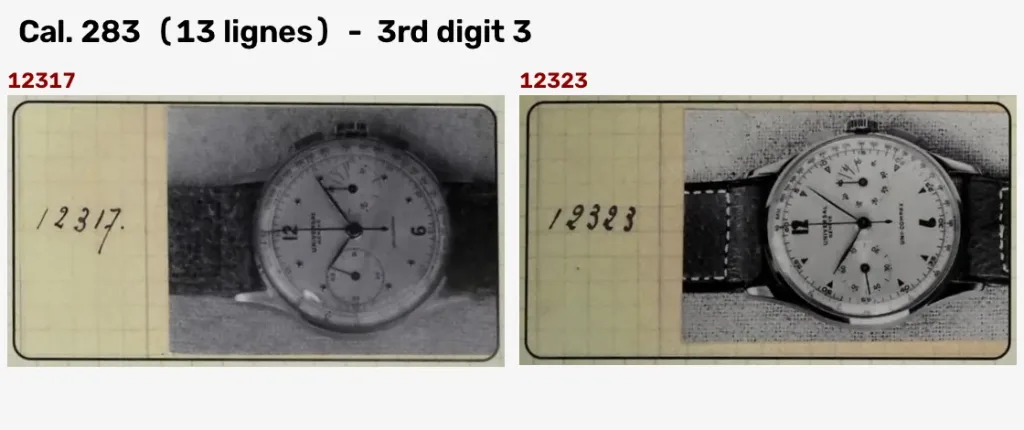 Universal Geneve Uni-Compax Cal. 283